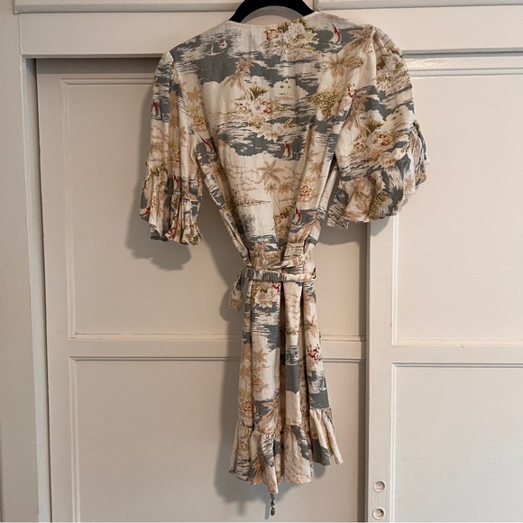 Reformation Mini Linen Ruffled Dress - Picture 5 of 5